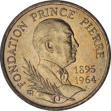 Monaco, Rainier III, 10 Francs, 1989, AU(55-58), Nickel-Aluminum-Bronze, KM:162