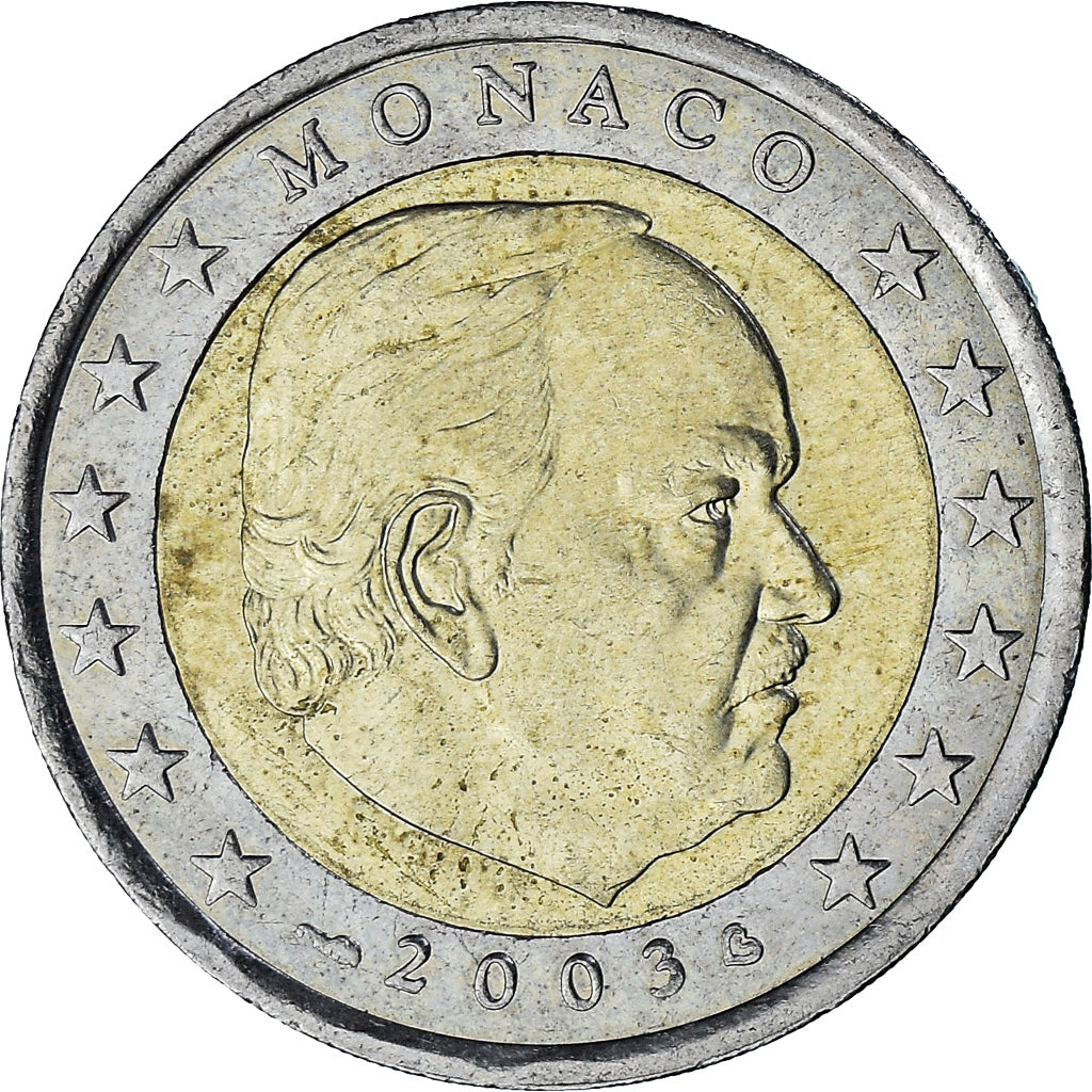 Monaco, Rainier III, 2 Euro, 2003, Paris, SUP, Bimétallique, Gadoury:MC179