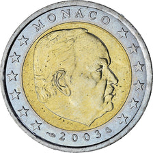 Monaco, Rainier III, 2 Euro, 2003, Paris, SPL-, Bi-metallico, Gadoury:MC179
