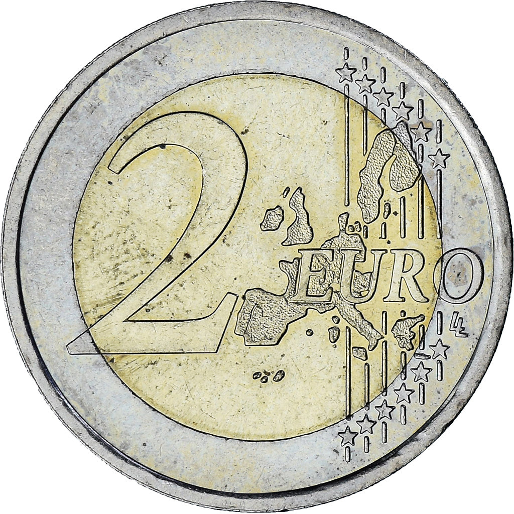 Monaco, Rainier III, 2 Euro, 2003, Paris, AU(55-58), Bimetaliczny