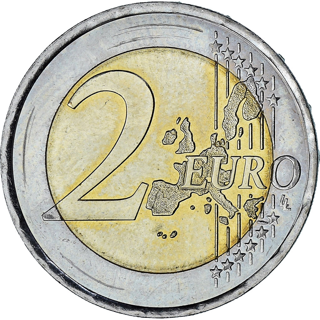 Monaco, Rainier III, 2 Euro, 2003, Paris, AU(55-58), Bi-Metallic, Gadoury:MC179