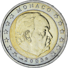 Monaco, Rainier III, 2 Euro, 2003, Paris, SPL-, Bi-metallico, Gadoury:MC179