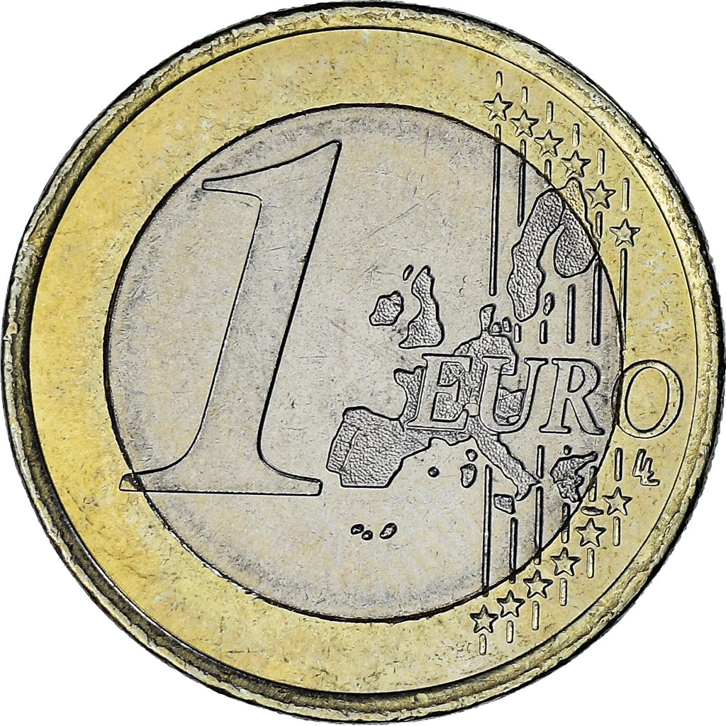 Monaco, Rainier III, Euro, 2001, Paris, SS+, Bi-Metallic, Gadoury:MC178, KM:173