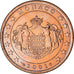 Monaco, Rainier III, 5 Euro Cent, 2001, Paris, MS(63), Copper Plated Steel