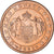 Monaco, Rainier III, 5 Euro Cent, 2001, Paris, MS(63), Copper Plated Steel