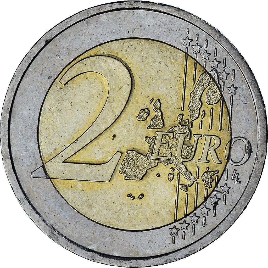 Monaco, Rainier III, 2 Euro, 2002, Paris, AU(55-58), Bi-Metallic, Gadoury:MC179