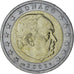 Monaco, Rainier III, 2 Euro, 2002, Paris, AU(55-58), Bi-Metallic, Gadoury:MC179
