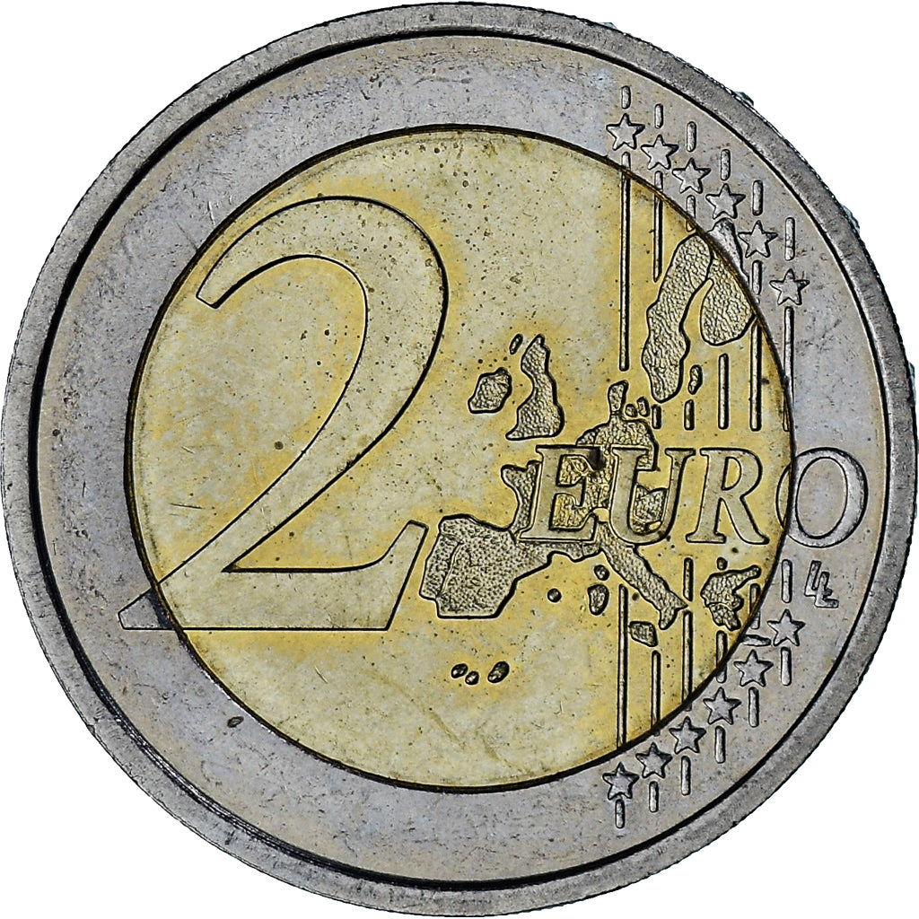 Monaco, Rainier III, 2 Euro, 2002, Paris, AU(55-58), Bi-Metallic, Gadoury:MC179