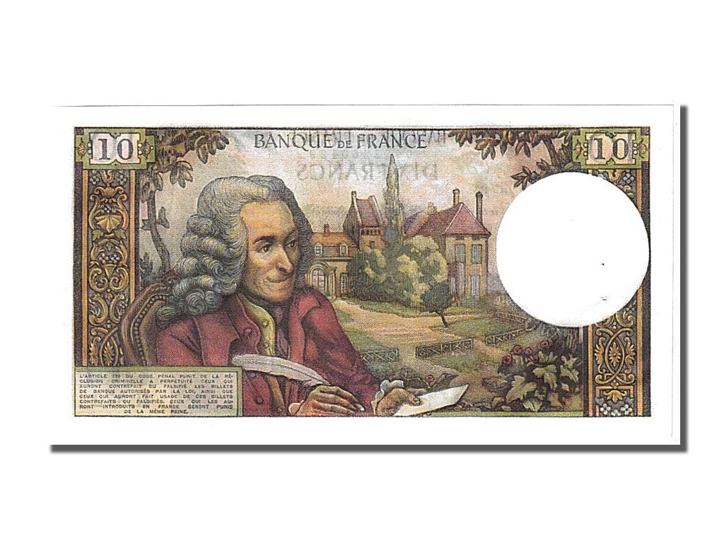 Billet, France, 10 Francs, 10 F 1963-1973 ''Voltaire'', 1967, 1967-12-07, SPL