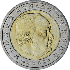 Monaco, Rainier III, 2 Euro, 2002, Paris, AU(55-58), Bi-Metallic, Gadoury:MC179