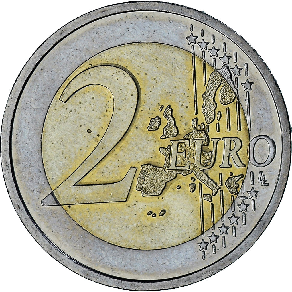 Monaco, Rainier III, 2 Euro, 2002, Paris, AU(55-58), Bi-Metallic, Gadoury:MC179