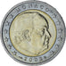 Monaco, Rainier III, 2 Euro, 2002, Paris, AU(55-58), Bi-Metallic, Gadoury:MC179