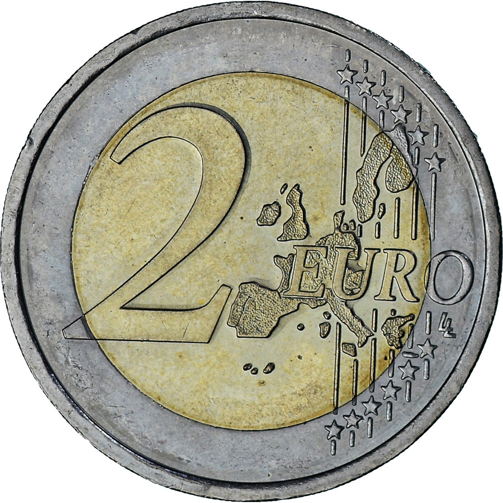 Monaco, Rainier III, 2 Euro, 2002, Paris, AU(55-58), Bi-Metallic, Gadoury:MC179