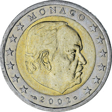 Monaco, Rainier III, 2 Euro, 2002, Paris, AU(55-58), Bi-Metallic, Gadoury:MC179