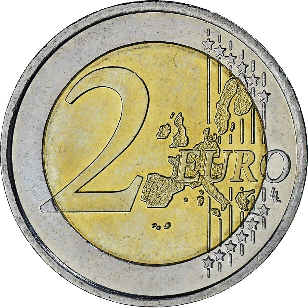 Monaco, Rainier III, 2 Euro, 2002, Paris, AU(55-58), Bi-Metallic, Gadoury:MC179