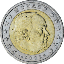 Monaco, Rainier III, 2 Euro, 2002, Paris, AU(55-58), Bi-Metallic, Gadoury:MC179
