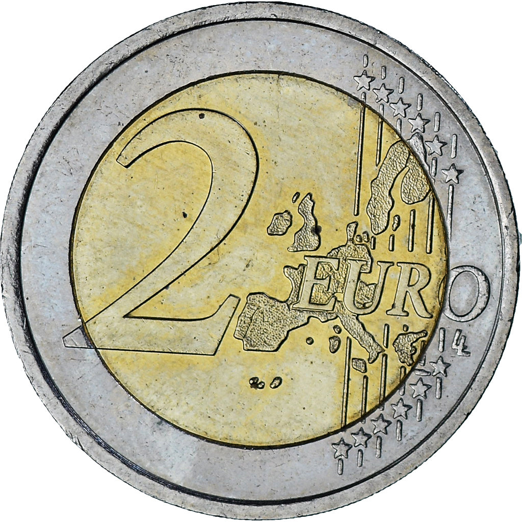 Monaco, Rainier III, 2 Euro, 2002, Paris, AU(55-58), Bi-Metallic, Gadoury:MC179