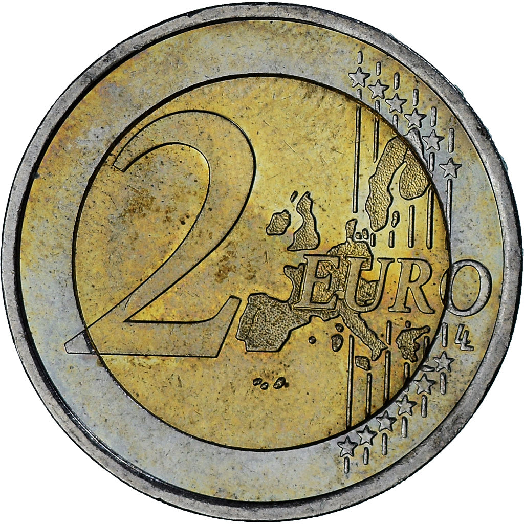 Monaco, Rainier III, 2 Euro, 2002, Paris, EF(40-45), Bi-Metallic, Gadoury:MC179