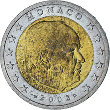 Monaco, Rainier III, 2 Euro, 2002, Paris, EF(40-45), Bi-Metallic, Gadoury:MC179