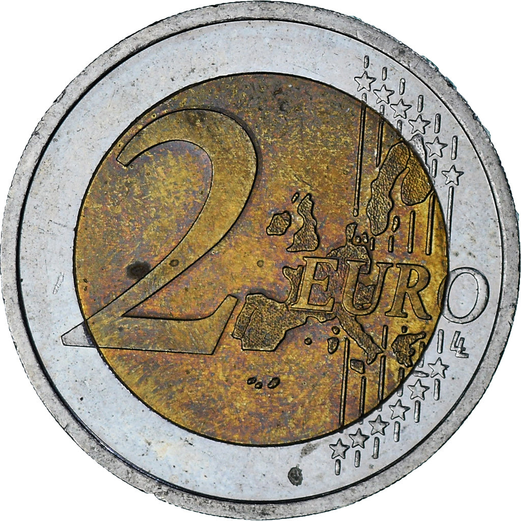 Monaco, Rainier III, 2 Euro, 2002, Paris, EF(40-45), Bi-Metallic, Gadoury:MC179
