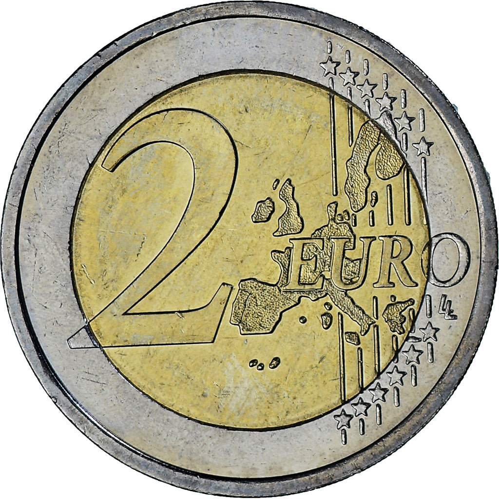 Monaco, Rainier III, 2 Euro, 2002, Paris, AU(55-58), Bi-Metallic, Gadoury:MC179