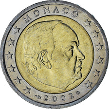 Monaco, Rainier III, 2 Euro, 2002, Paris, VZ, Bi-Metallic, Gadoury:MC179, KM:174