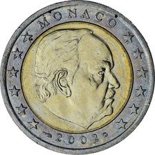 Monaco, Rainier III, 2 Euro, 2002, Paris, AU(55-58), Bi-Metallic, Gadoury:MC179