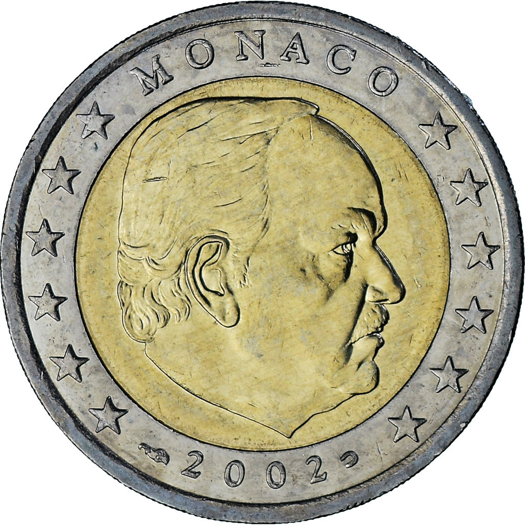 Monaco, Rainier III, 2 Euro, 2002, Paris, PR, Bi-Metallic, Gadoury:MC179, KM:174