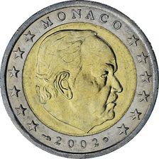 Monaco, Rainier III, 2 Euro, 2002, Paris, VZ, Bi-Metallic, Gadoury:MC179, KM:174