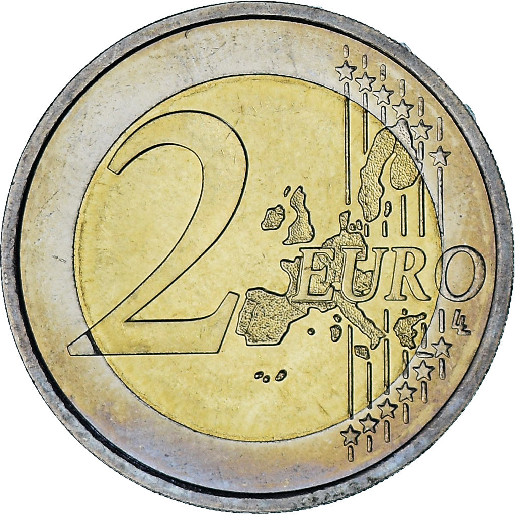 Mónaco, Rainier III, 2 Euro, 2002, Paris, AU(55-58), Bimetálico