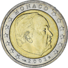 Monaco, Rainier III, 2 Euro, 2002, Paris, AU(55-58), Bi-Metallic, Gadoury:MC179