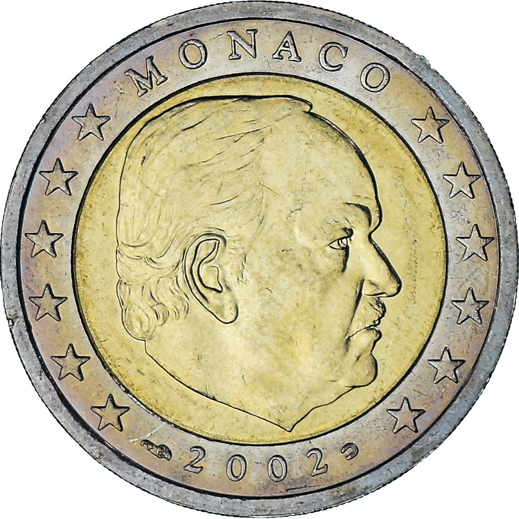 Monaco, Rainier III, 2 Euro, 2002, Paris, PR, Bi-Metallic, Gadoury:MC179, KM:174