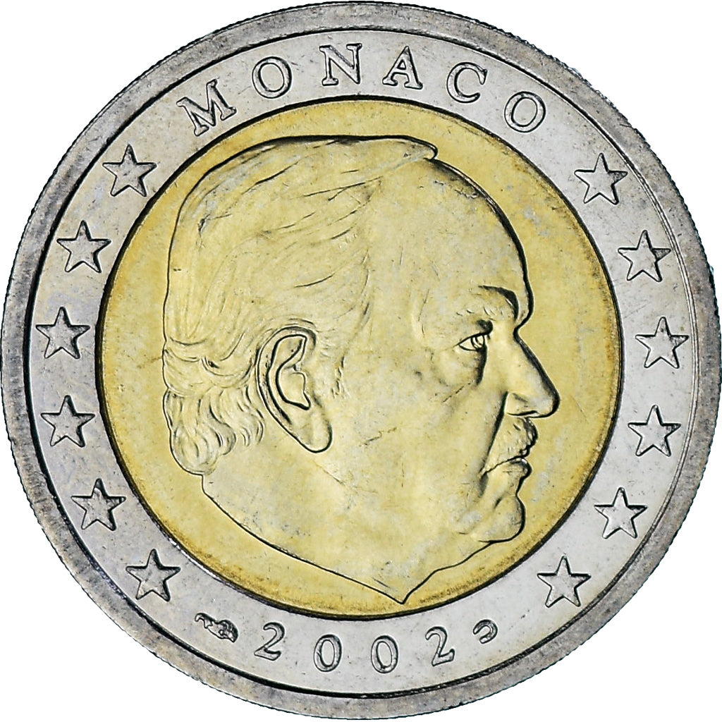 Monaco, Rainier III, 2 Euro, 2002, Paris, SUP, Bimétallique, Gadoury:MC179