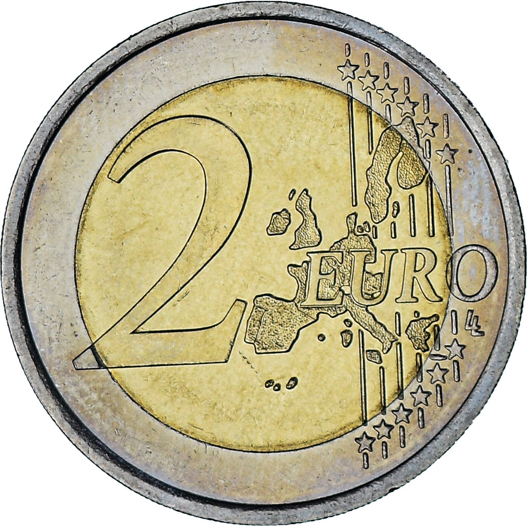 Monaco, Rainier III, 2 Euro, 2002, Paris, AU(55-58), Bi-Metallic, Gadoury:MC179