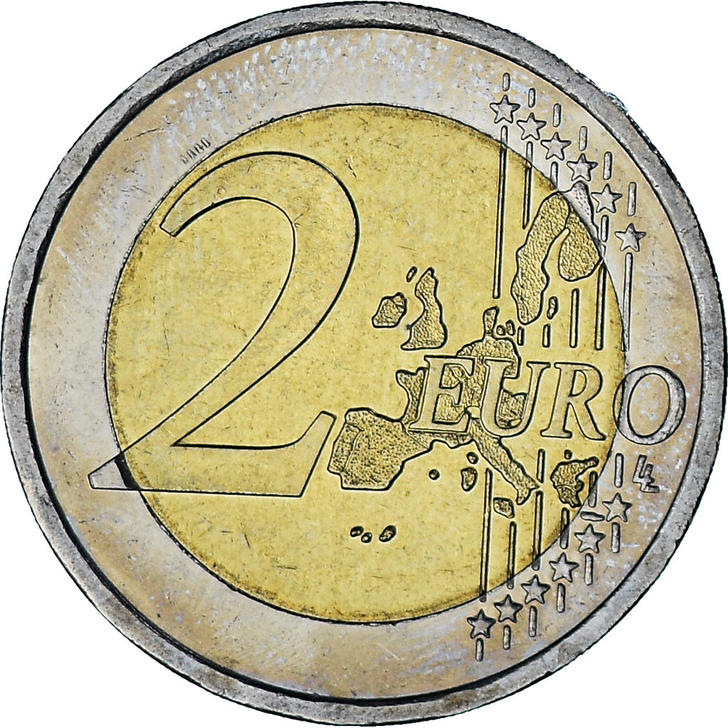 Monaco, Rainier III, 2 Euro, 2002, Paris, AU(55-58), Bi-Metallic, Gadoury:MC179
