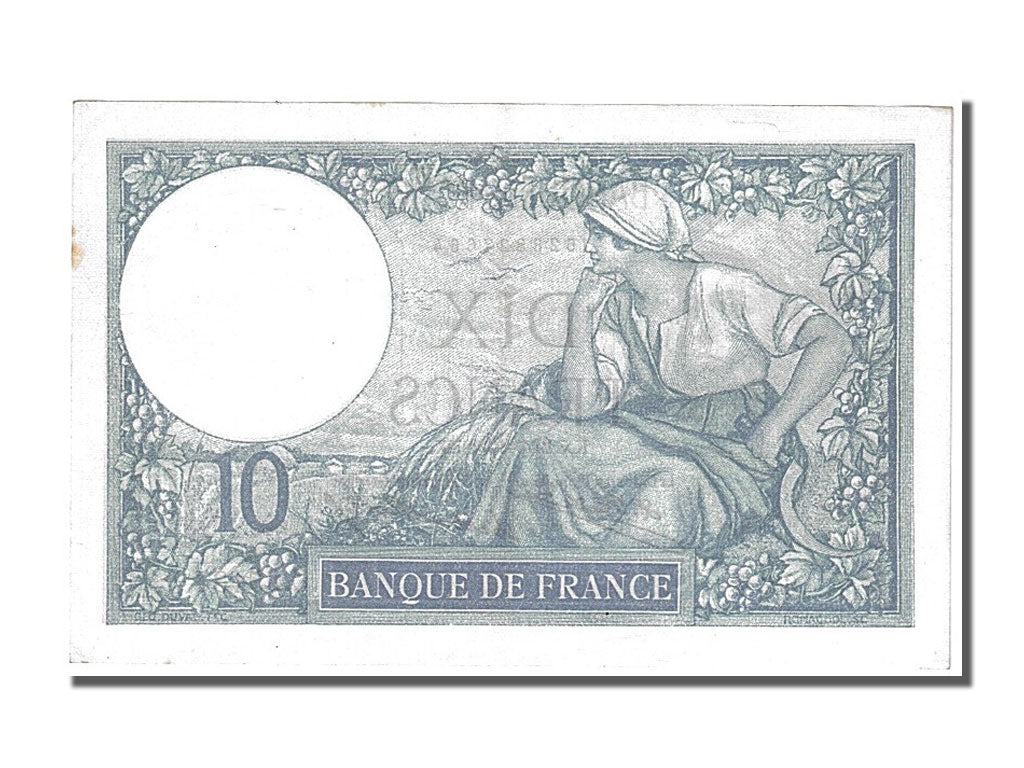Geldschein, Frankreich, 10 Francs, 10 F 1916-1942 ''Minerve'', 1932, 1932-05-19