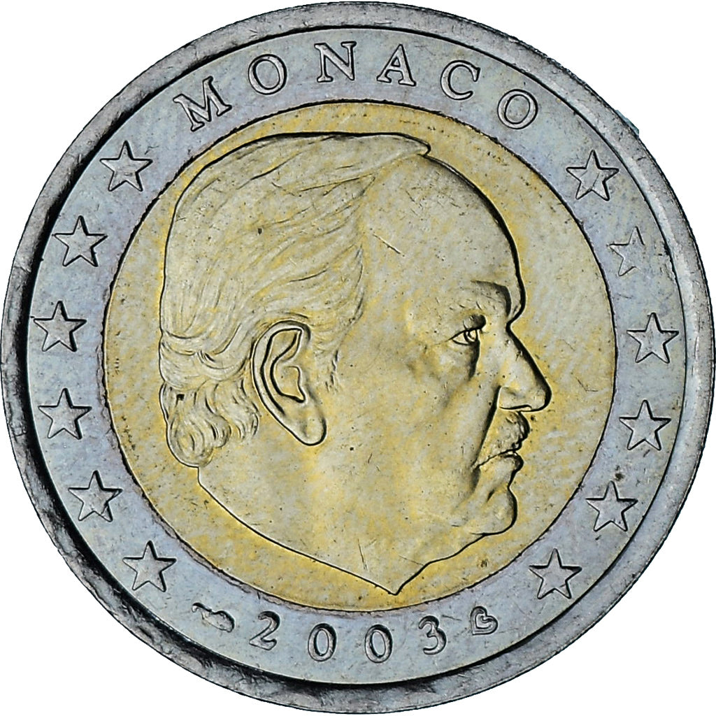 Monaco, Rainier III, 2 Euro, 2003, Paris, SUP, Bimétallique, Gadoury:MC179