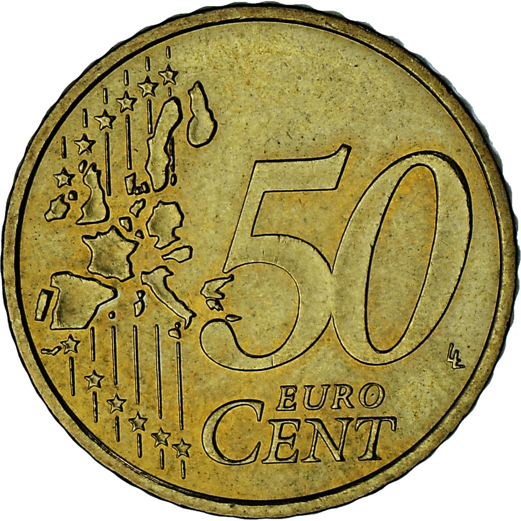 Monaco, Rainier III, 50 Euro Cent, 2003, Paris, AU(55-58), Brass, Gadoury:MC177