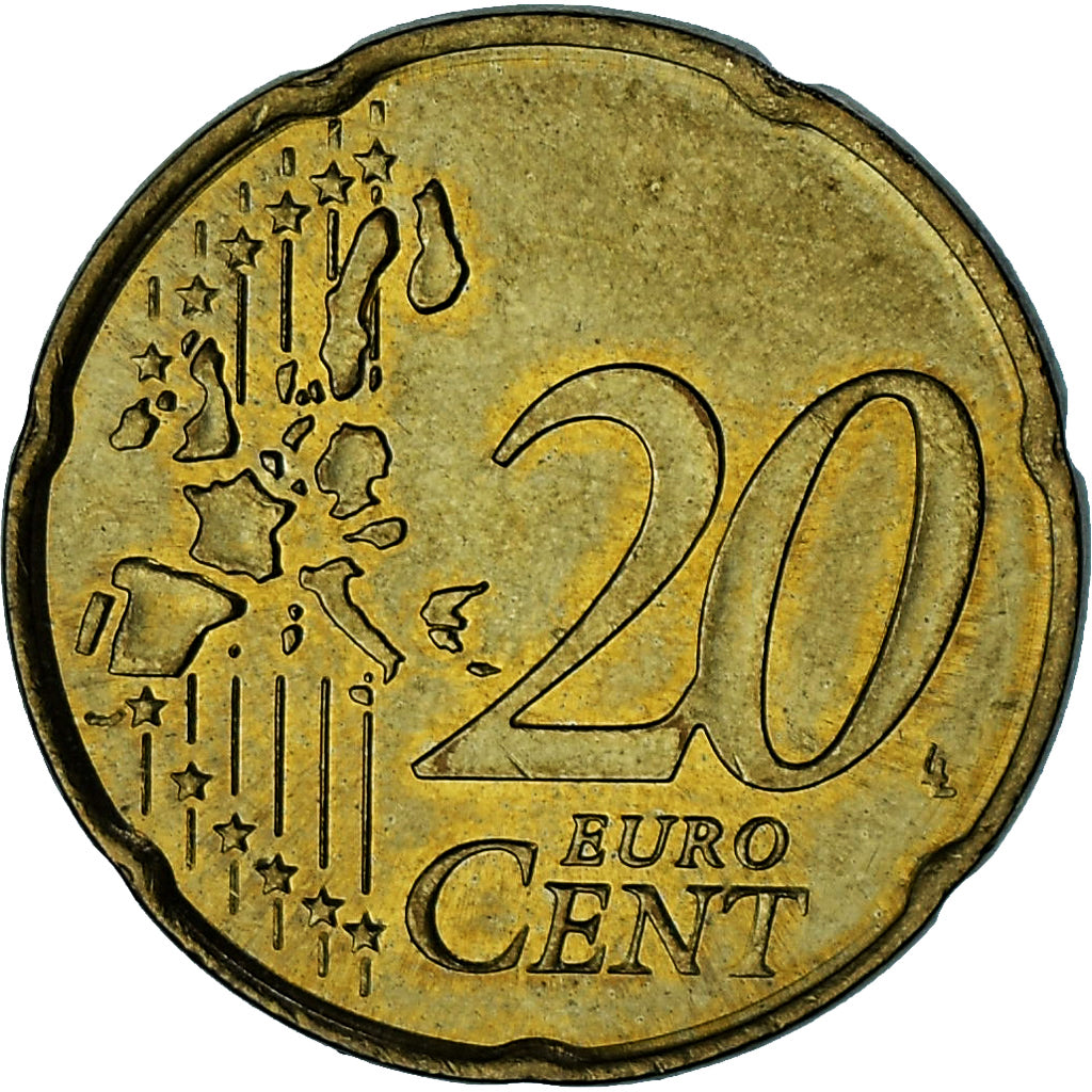 Mónaco, Rainier III, 20 Euro Cent, 2003, Paris, EBC, Latón, Gadoury:MC176