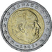Mónaco, Rainier III, 2 Euro, 2002, Paris, AU(55-58), Bimetálico