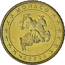 Mónaco, Rainier III, 50 Euro Cent, 2002, Paris, AU(55-58), Latão