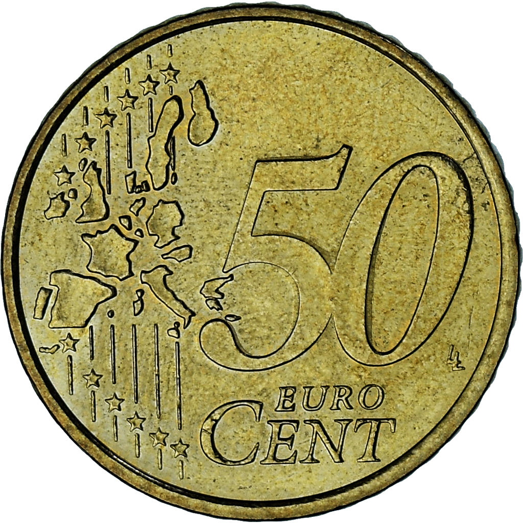 Monaco, Rainier III, 50 Euro Cent, 2002, Paris, VZ, Messing, Gadoury:MC177