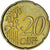 Mónaco, Rainier III, 20 Euro Cent, 2002, Paris, AU(55-58), Latão