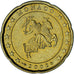 Monaco, Rainier III, 20 Euro Cent, 2002, Paris, SPL-, Ottone, Gadoury:MC176