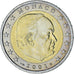 Monaco, Rainier III, 2 Euro, 2001, Paris, AU(55-58), Bi-Metallic, Gadoury:MC179