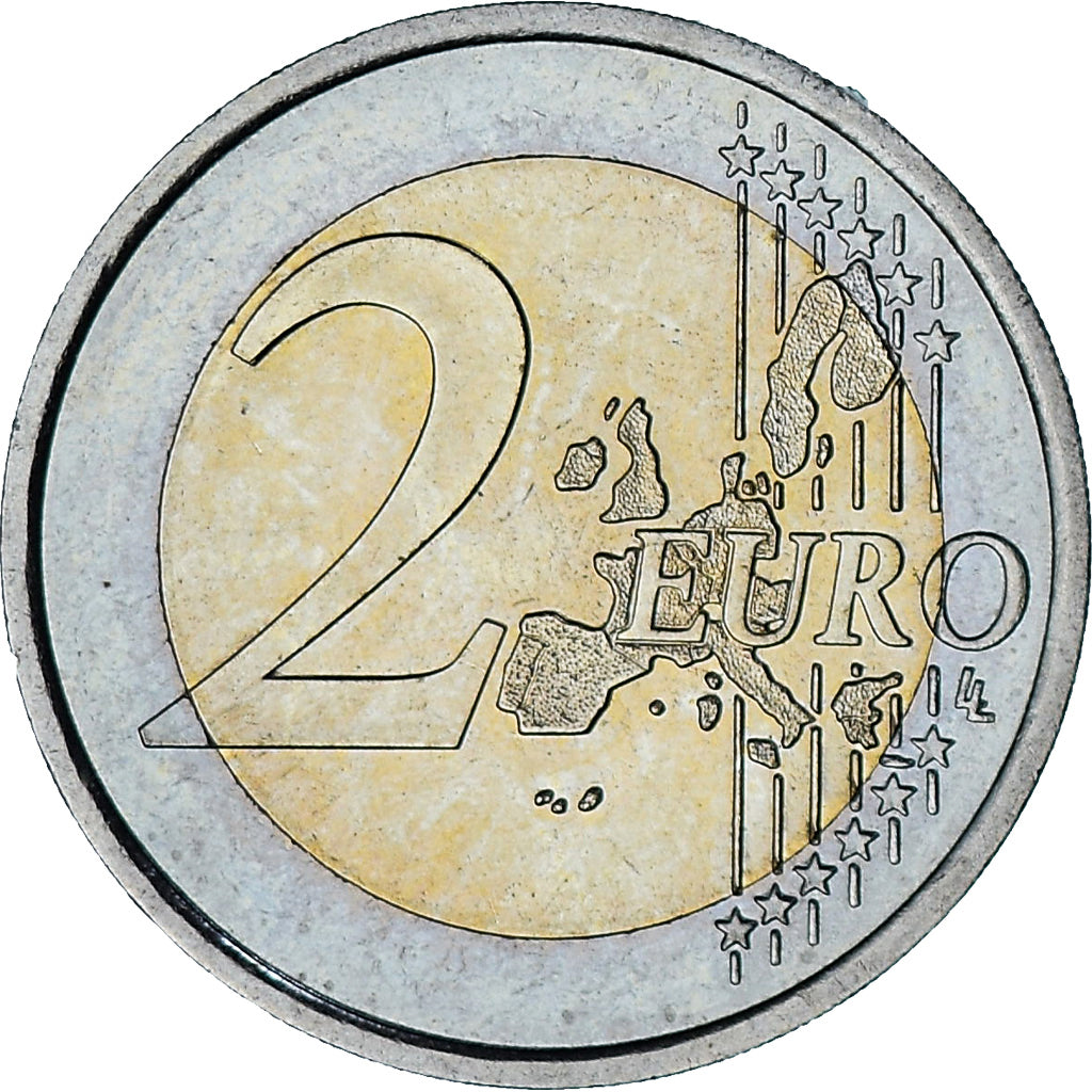 Mónaco, Rainier III, 2 Euro, 2002, Paris, EBC, Bimetálico, Gadoury:MC179