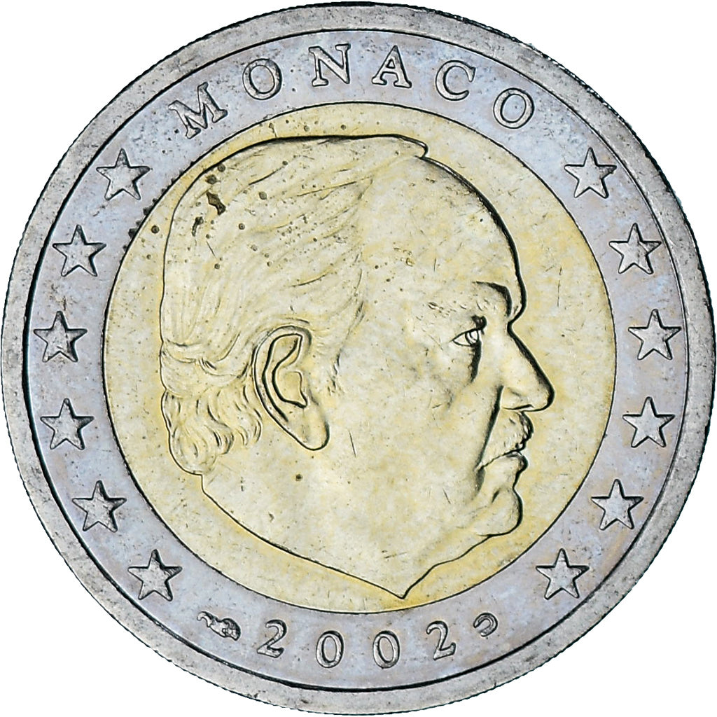 Monaco, Rainier III, 2 Euro, 2002, Paris, TTB, Bimétallique, Gadoury:MC179
