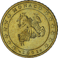 Monaco, Rainier III, 50 Euro Cent, 2001, Paris, SPL-, Ottone, Gadoury:MC177