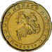 Monaco, Rainier III, 20 Euro Cent, 2001, Paris, SUP, Laiton, Gadoury:MC176