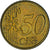 Monaco, Rainier III, 50 Euro Cent, 2002, Paris, AU(50-53), Brass, Gadoury:MC177
